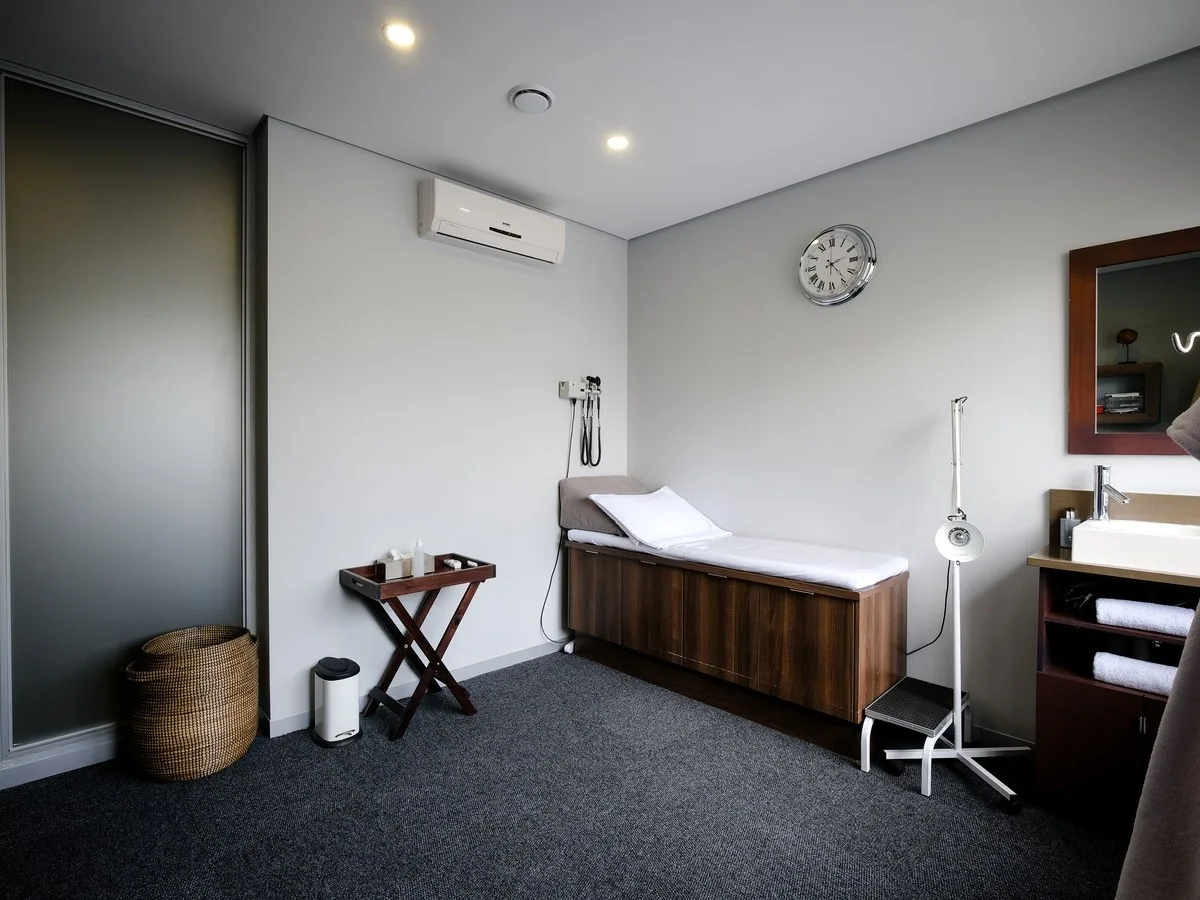 A consulting and examination room